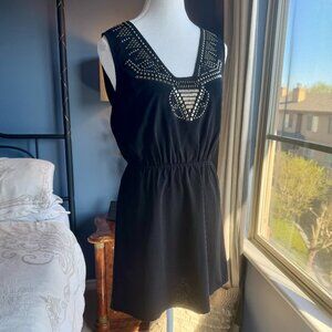 3 For $25  Black Mini Sleeveless Tunic Dress